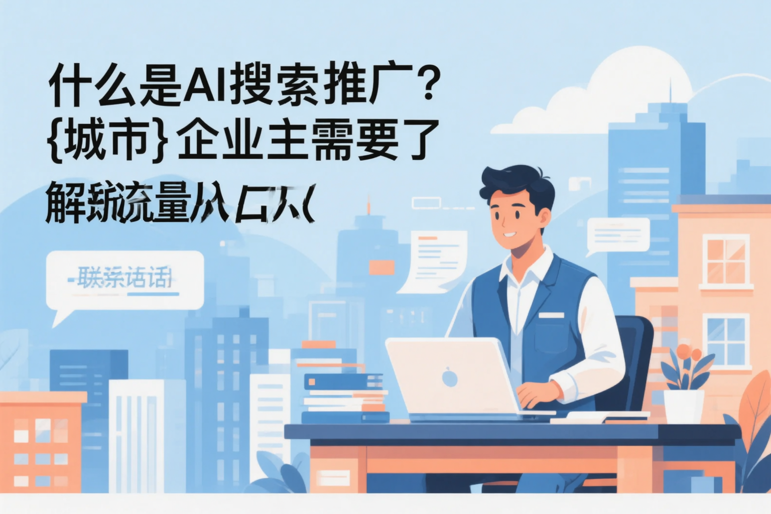 什么是AI搜索推广?岳阳企业主需要了解的新流量入口