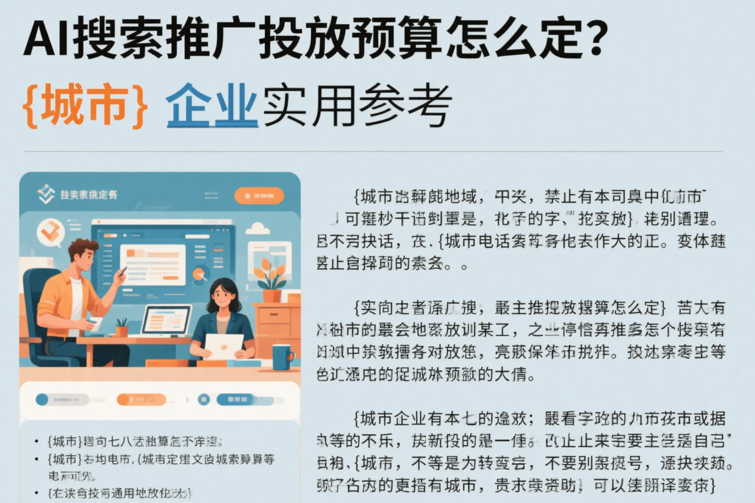 AI搜索推广投放预算怎么定?岳阳企业实用参考