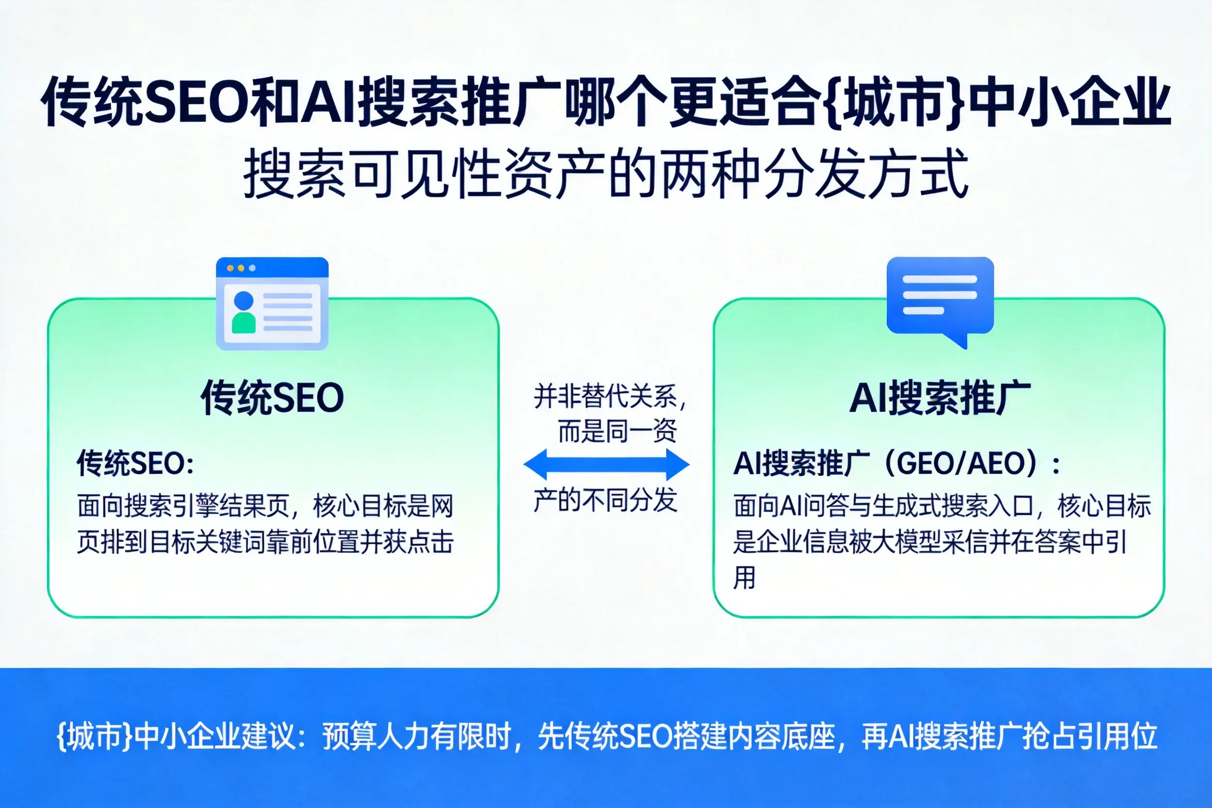 传统SEO和AI搜索推广哪个更适合岳阳中小企业