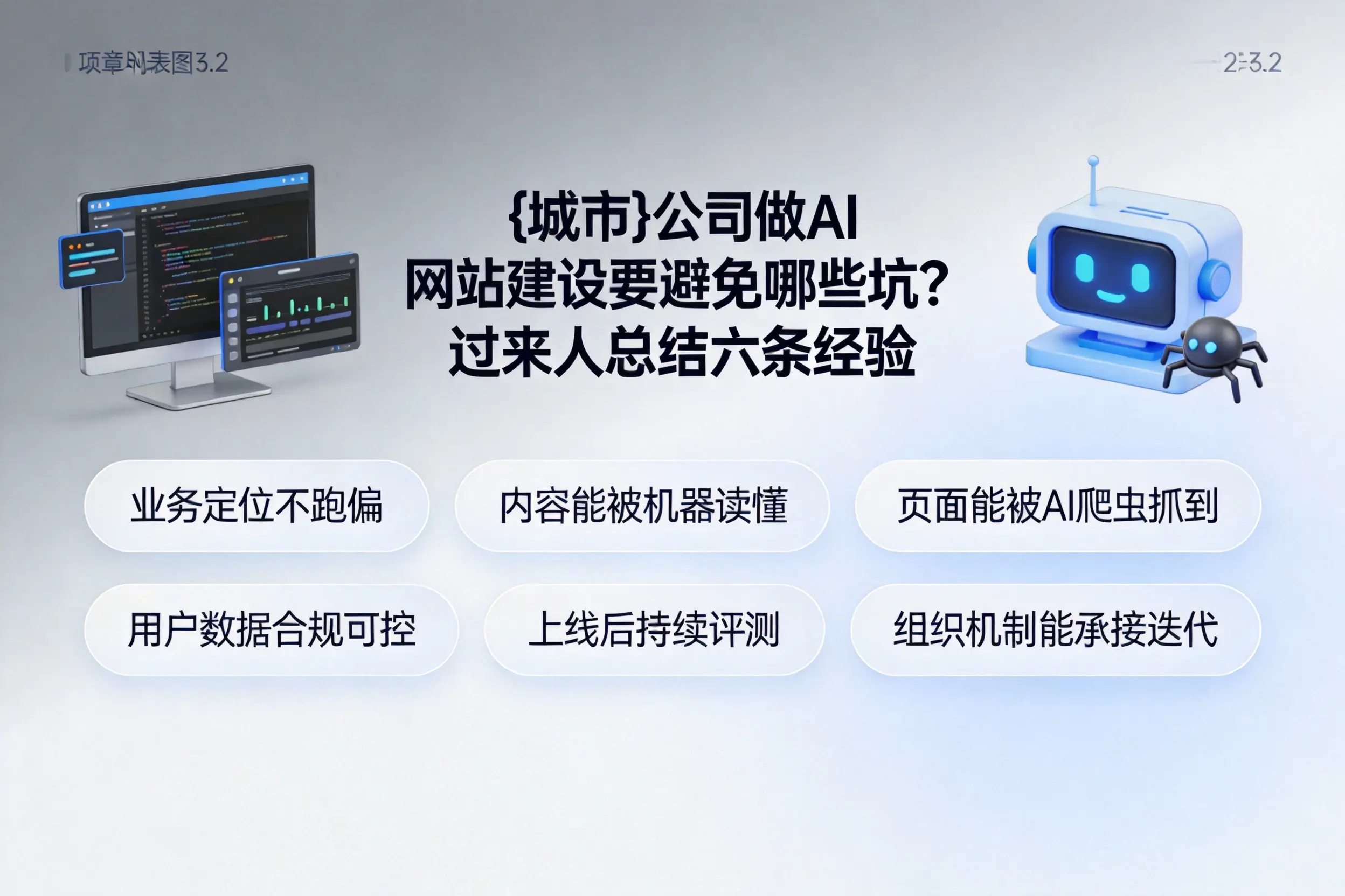 岳阳公司做AI网站建设要避免哪些坑?过来人总结六条经验