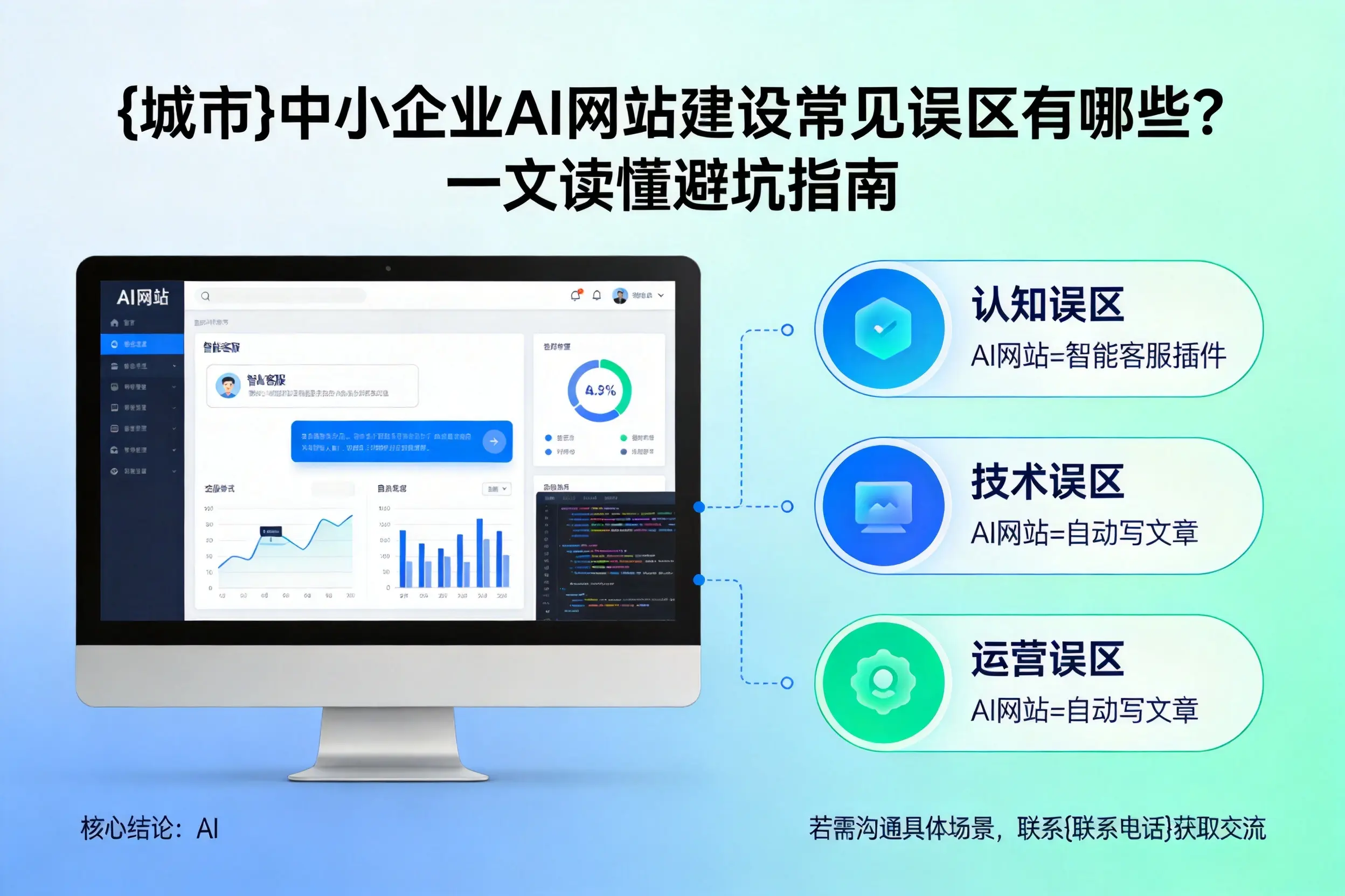 岳阳中小企业AI网站建设常见误区有哪些？一文读懂避坑指南