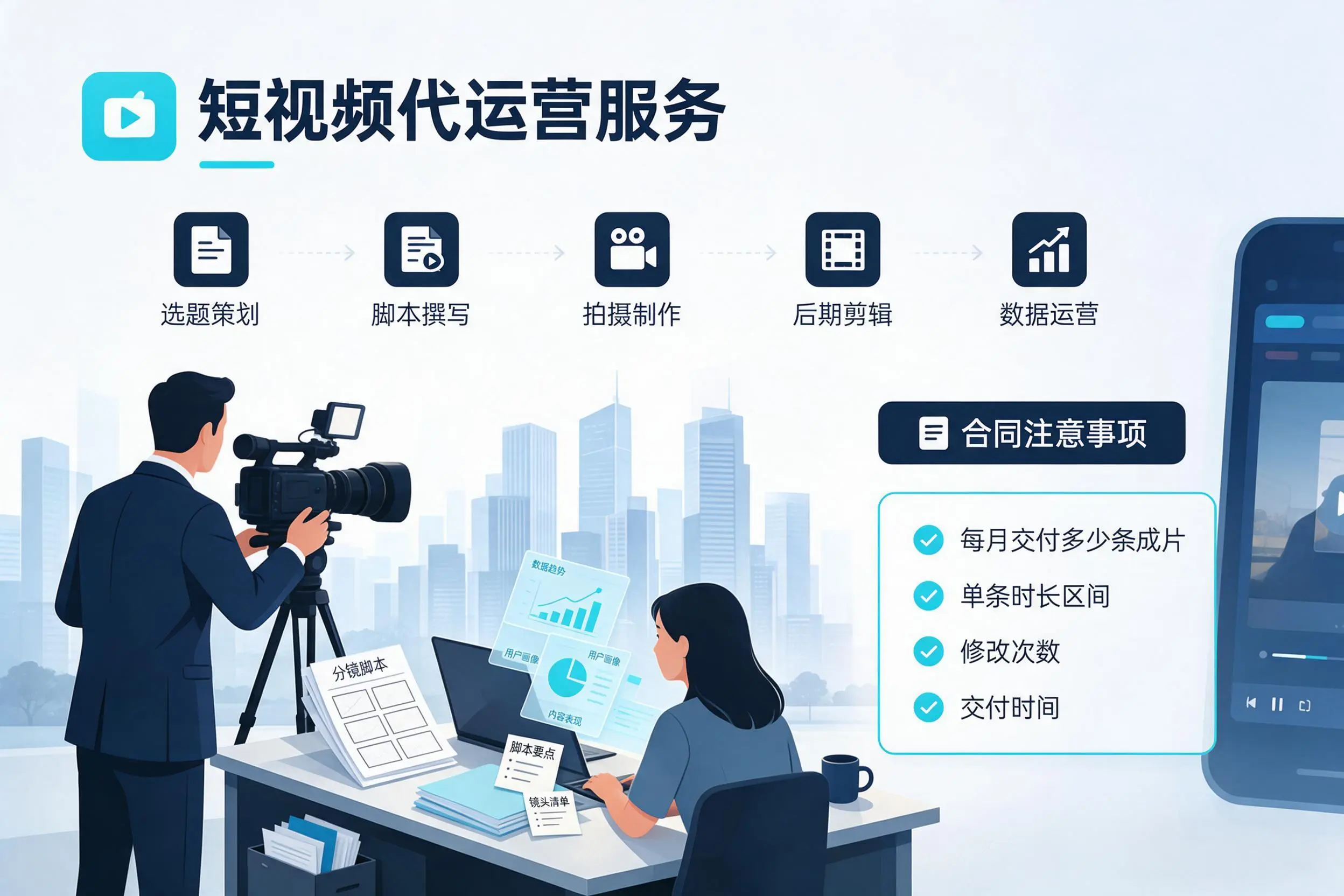 短视频代运营包含哪些服务?岳阳企业常见问题科普