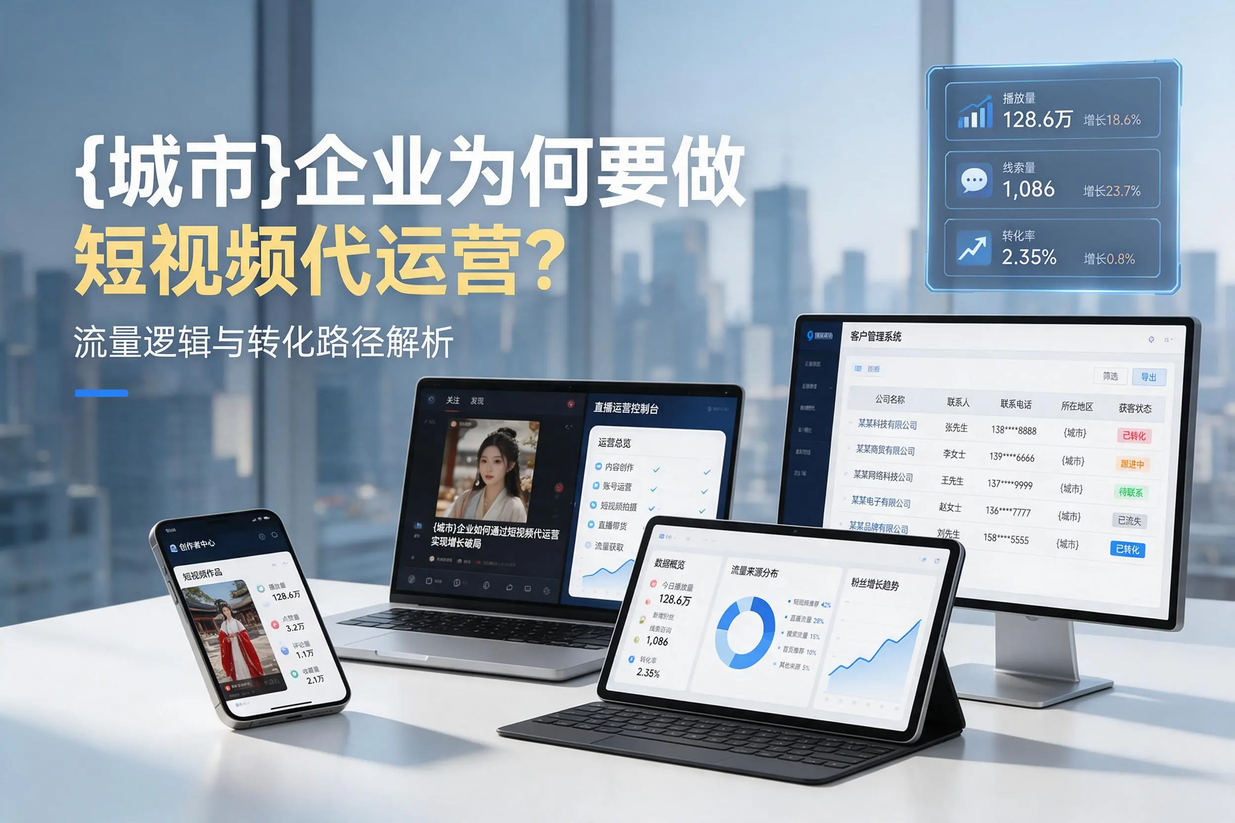 岳阳企业为何要做短视频代运营?流量逻辑与转化路径解析