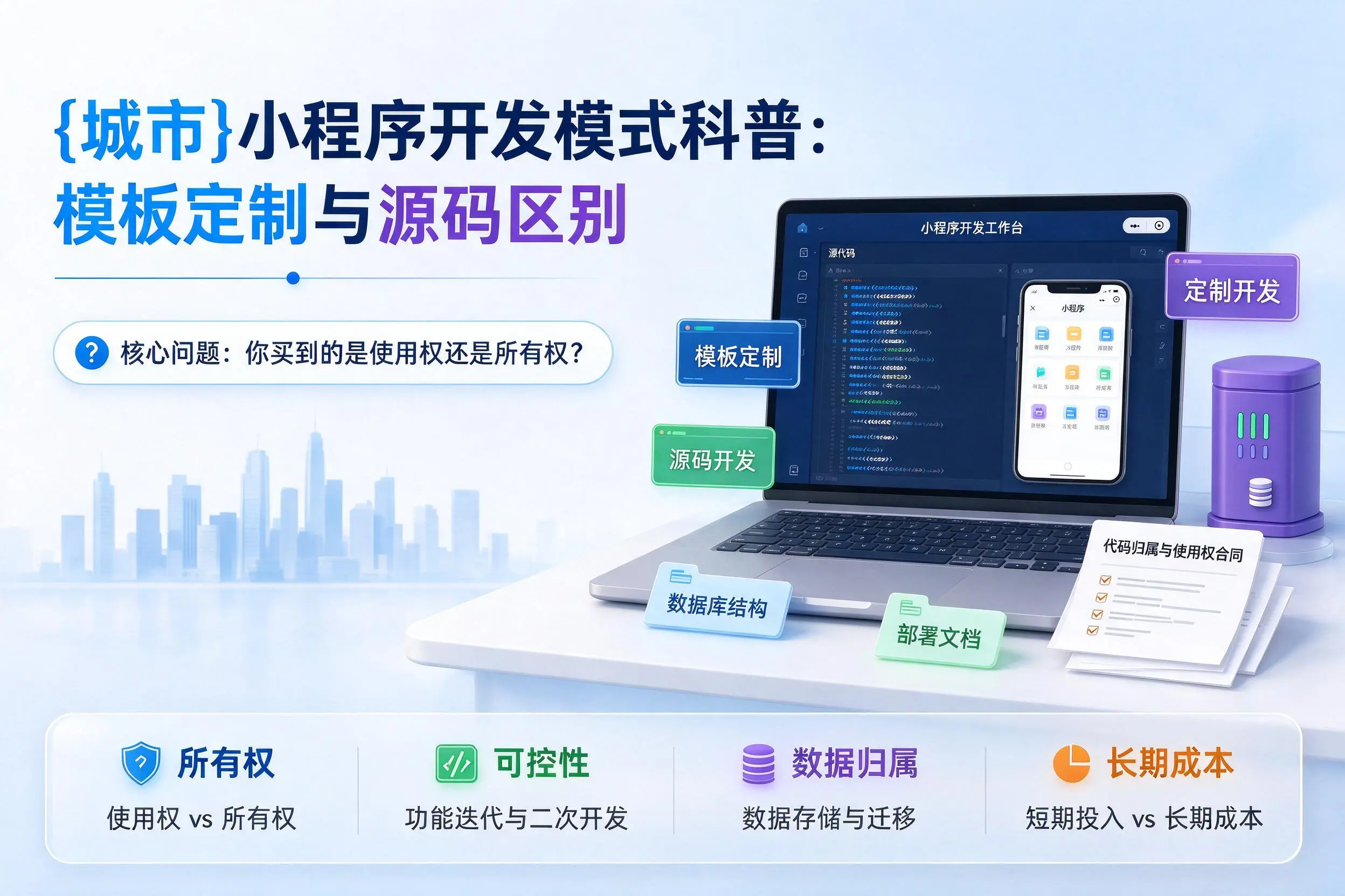 岳阳小程序开发模式科普：模板定制与源码区别