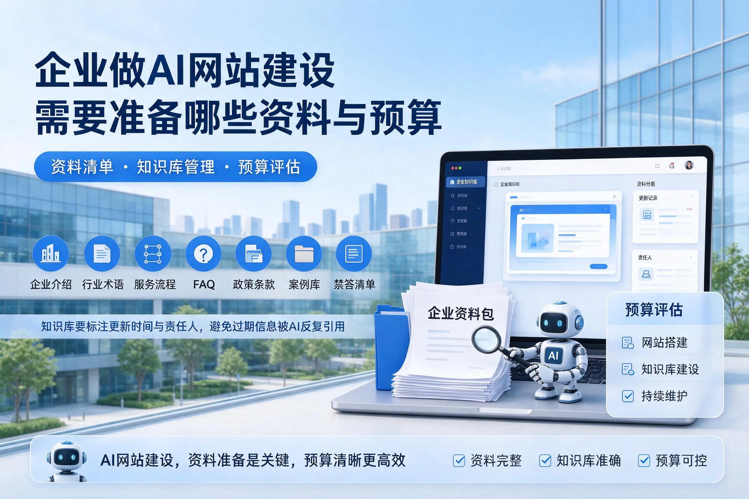 岳阳企业做AI网站建设需要准备哪些资料与预算