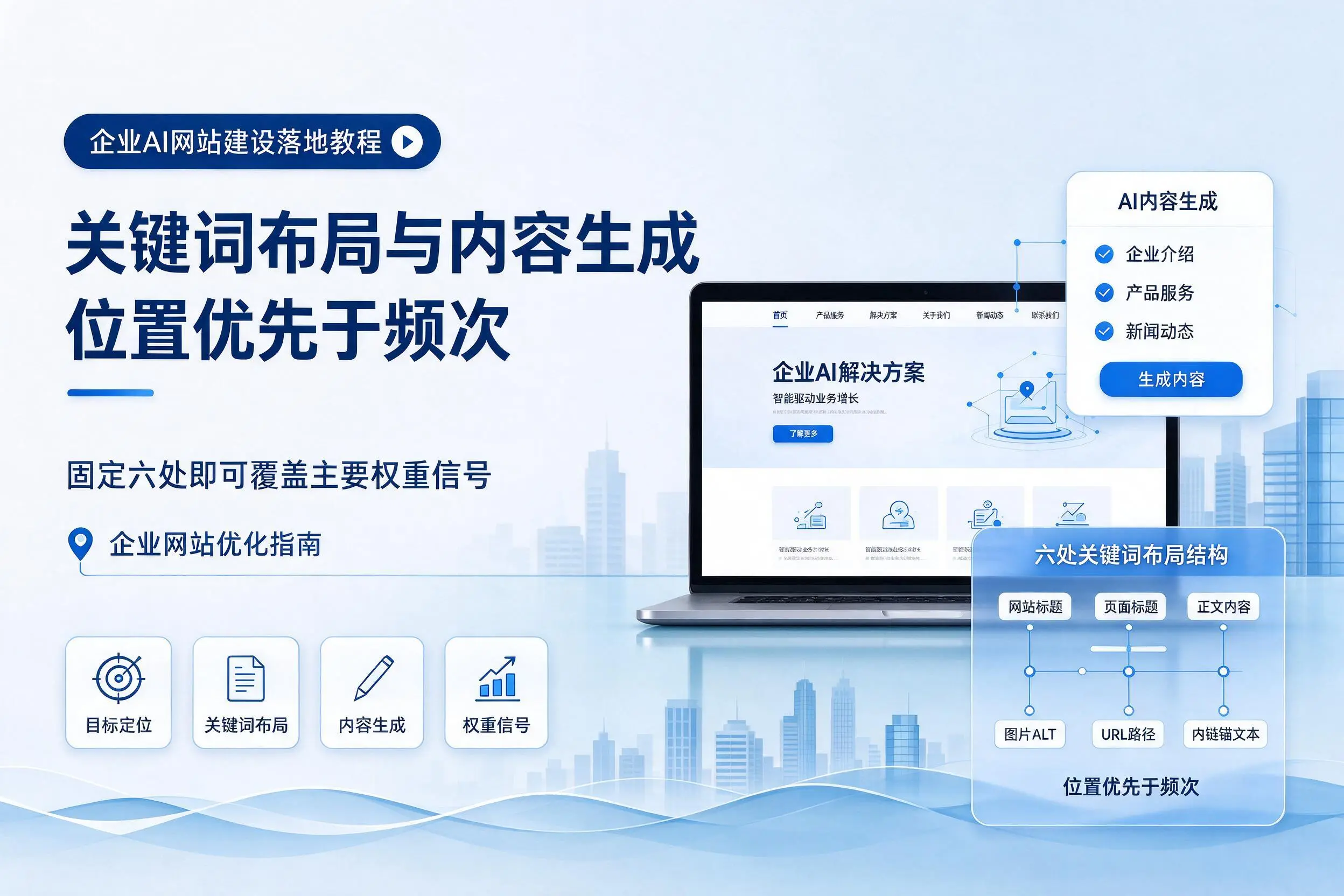 岳阳企业AI网站建设落地教程:关键词布局与内容生成
