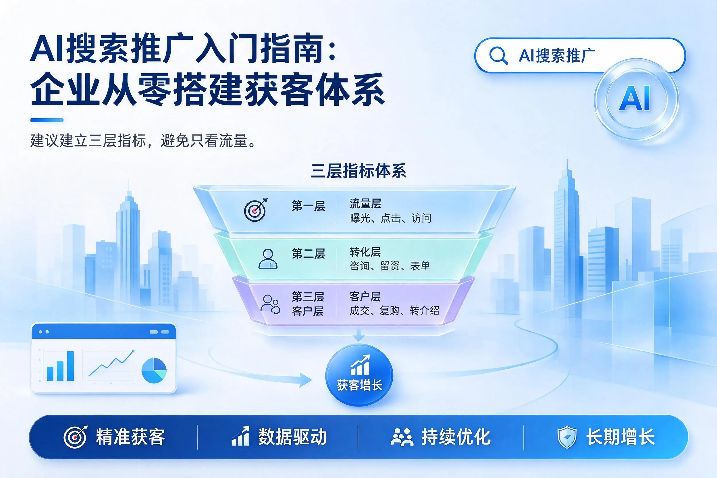 AI搜索推广入门指南:岳阳企业从零搭建获客体系
